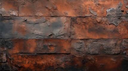 fondo con textura de piedra ferrosa de color marron oxido y negro - obrazy, fototapety, plakaty