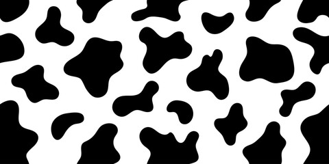 vector image of a cow pattern