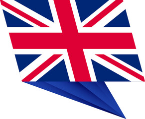 United Kingdom pin flag