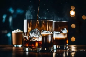Fototapeten glass of whiskey © azka