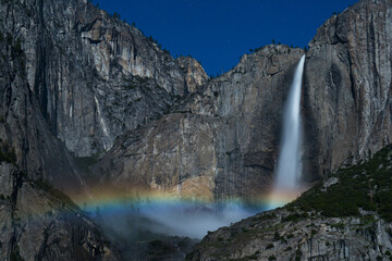 Yosemite Moonbow at Yosemite Falls