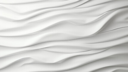 Serene Whiteness: Ethereal Abstract Beauty, White Abstract Background Waves Art