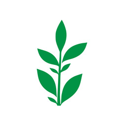 tree and bushes vector