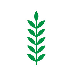 tree and bushes vector