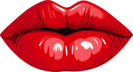 Lips with lipstick, lips, lipstick