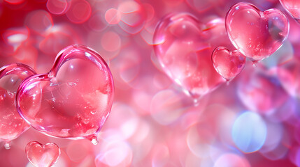 background with hearts