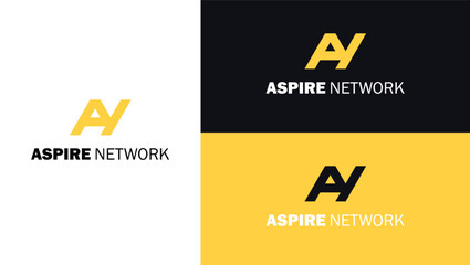 Tech logo, network logo, logo design, logo, AN logo, AN, minimalist logo, minimal logo, power logo, 