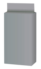 Paper bag template. vector illustration