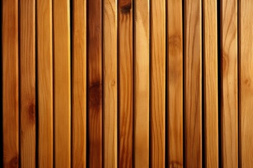 wooden striped acoustics panels wallpaper background vertical texture - obrazy, fototapety, plakaty