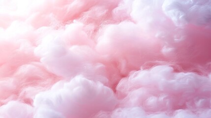 Colorful cotton candy in soft pastel color background, trend color of the year, coral and purple background, cotton candy texture.