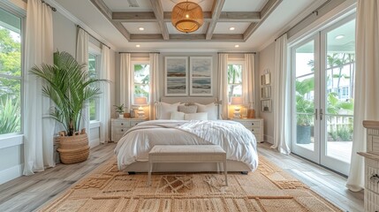 Coastal Serenity Bedroom Theme