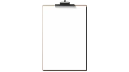 Foto op Plexiglas clipboard isolated on white background ©  ALLAH LOVE