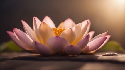 pink lotus flower  A small and round lotus flower that burns slowly and a yoga pose that relaxes the body 