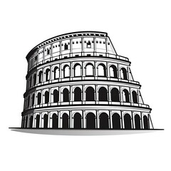 Colosseum vector illustration clipart