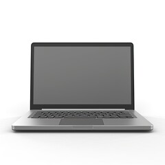 Laptop mockup on a white background