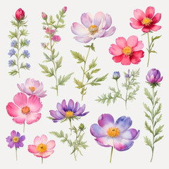 Obraz premium pattern with flowers