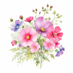 bouquet of pink flowers