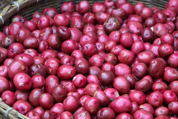 Farm fresh Pink Color Potato HD Images for Wallpaper and Research Purpose