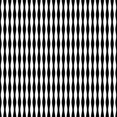 Wavy lines ornament. Seamless pattern. Jagged stripes motif. Waves ornate. Curves image. Linear background. Geometrical digital paper, textile print, web design, striped illustration. Vector artwork
