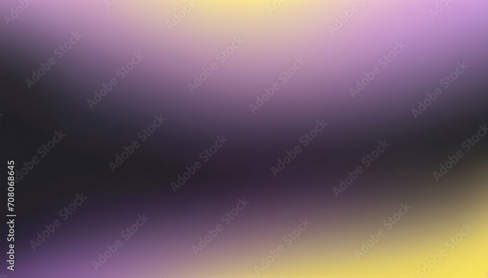 Poster canary yellow and lilac gradient and off-black colors mixed soft blended abstract gradient backgroun