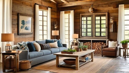 rustic room