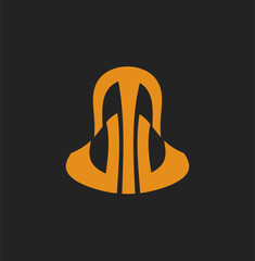 VTV company name initial letters icon