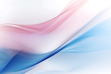 abstract background with smooth lines in blue and pink colors on white