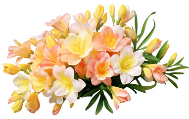 Whispers of Fragrance Beauty Isolated on Transparent Background PNG.