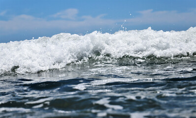wave of the sea. water splash in the sea