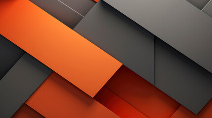 Abstract grey orange texture background with 3d gradient geometric shapes for website, business,...