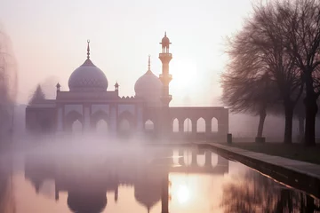 Fototapeten Misty Mosque Sunrise © dani3315