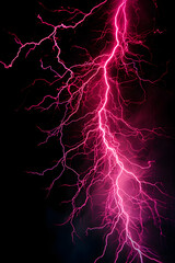 Abstract background of pink lightning
