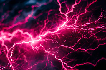 Obraz na płótnie Canvas Abstract background of pink lightning