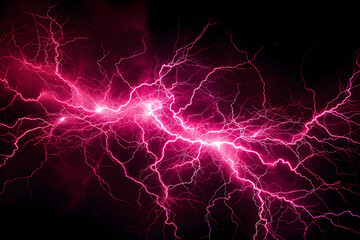 Obraz premium Abstract background of pink lightning