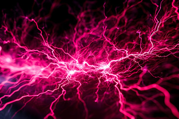 Abstract background of pink lightning