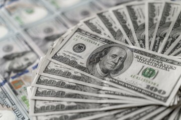 Stack of Twenty Dollar Bills – Pile of Cash Money. A stack of twenty dollar bills sitting on top of each other, representing a sizable amount of cash.