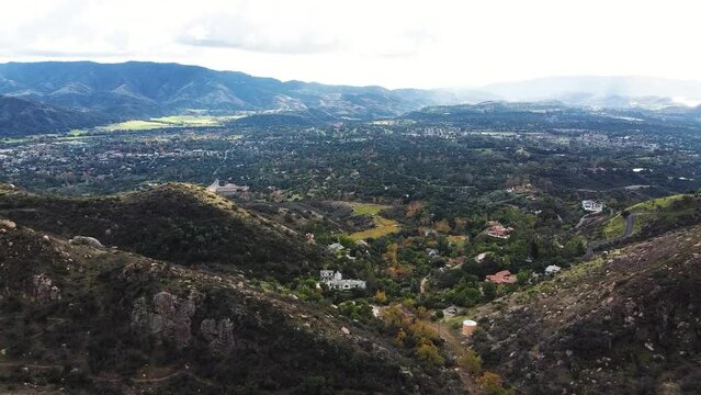 Ojai, California, Aerial view