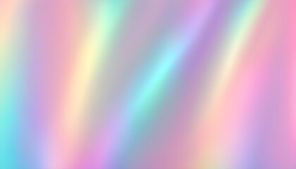 Bright pastel colors cute pink, sky blue, light yellow holographic gradient background design, wallpaper