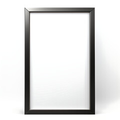 Blank frame blank mockup in white background