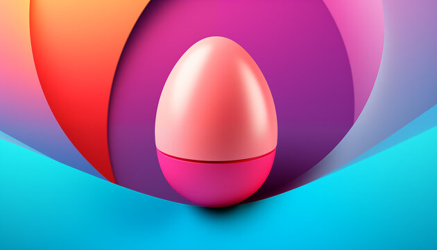 abstract background with easter egg