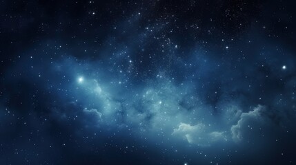 Fototapeta premium Fantasy beautiful space background of the night with starry sky. AI generated image