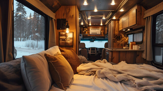 cosy rv van with modern design architect 