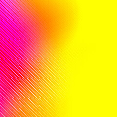 Pink and yellow mixed gradient square background, Usable for social media, story, banner, Ads, poster, celebration, event, template and online web ads - obrazy, fototapety, plakaty