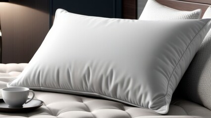 white pillows ai generated