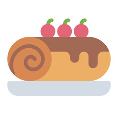 Roll Cake sweet icon