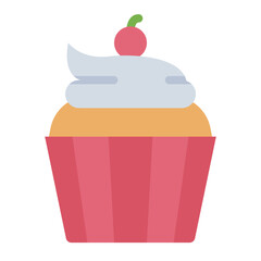 Cupcake sweet icon