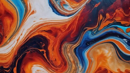 Abstract art, fluid art. Abstract background, marble. Decorative acrylic paint that fills the texture of mountain marble. abstract pattern, generative AI