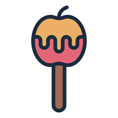 Caramelized Apple sweet icon