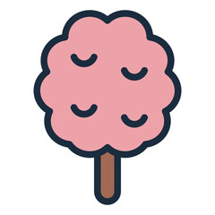 Cotton Candy sweet icon