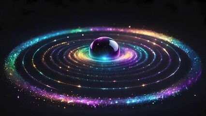 Obraz premium blue planet in space